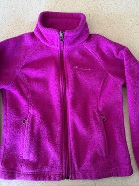 Columbia Bright Magenta Fleece Jacket